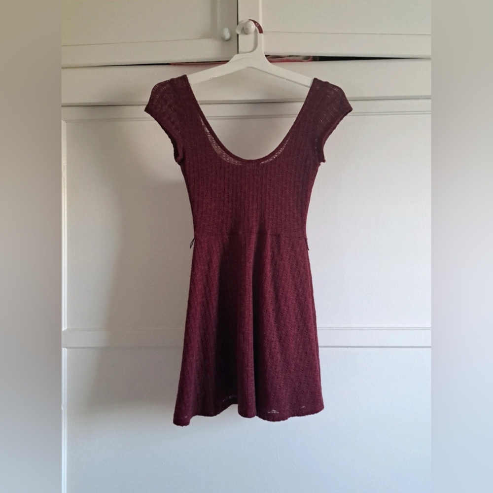 Red Fit and Flare Mini Dress